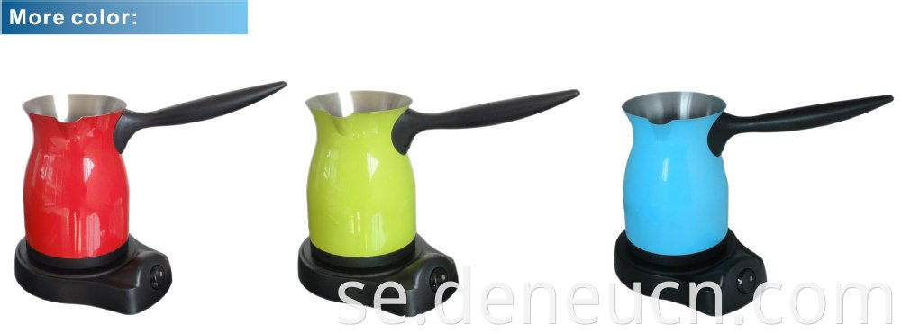 BRIKI Electric Turkish Coffee Maker Coffee Pot med 300 ml kapacitet SUS304 Body Siphon Coffee Maker